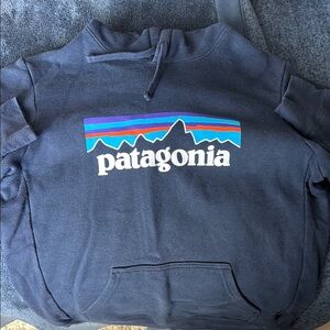 Patagonia Black Sweatshirt Performance Fabric